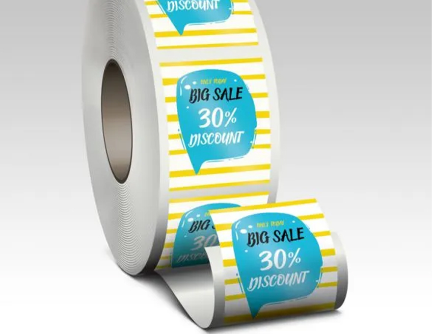 semi gloss roll labels